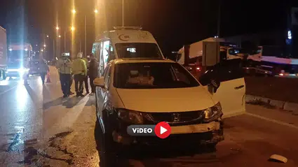 Kırmızı Işıkta Zincirleme Kaza