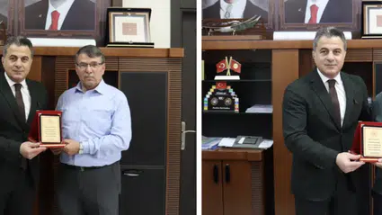 Gençlik ve Spor İl Müdürlüğünden Emekli Personele Plaket ve Teşekkür