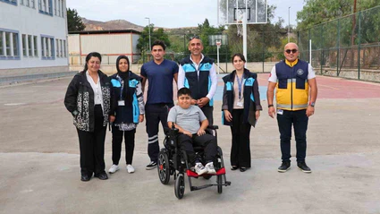 Bodrum Belediyesi’nden akülü sandalye, bakım ve onarım desteği