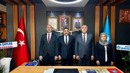 MHP’den Heyetinden Abdullah Dalyan’a Hayırlı Olsun Ziyareti
