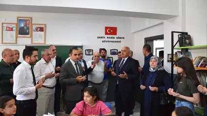 Şehit Habib Gökce’nin İsmi Kütüphanede Yaşatılıyor