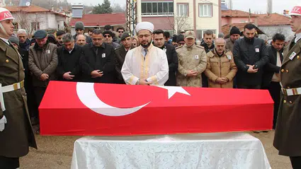Amasya’da vefat eden Kıbrıs gazisi son yolculuğuna uğurlandı