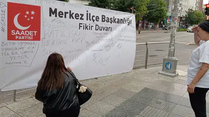 Saadet’ten ‘Fikir Duvarı’ Etkinliği