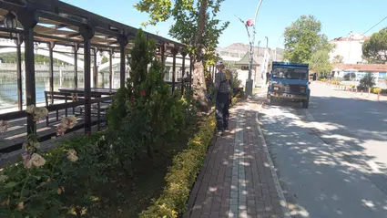 Osmancık'ta Park ve Yeşil Alanlarda Bakım Çalışmaları Sürüyor