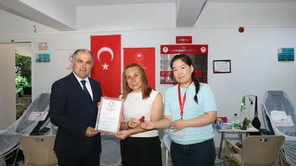 Müdürlük Personeli Kan Bağışı Yaptı