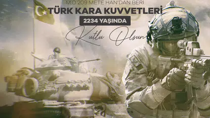 Dere'den Kara Kuvvetlerinin Kuruluş Yıl Dönümü Mesajı