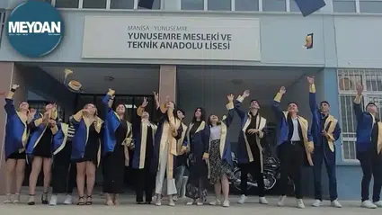 Manisa Yunusemre Mesleki Eğitim Merkezi yeni mezunlarını verdi