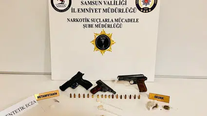 Samsun'da uyuşturucu operasyonunda 4 zanlı yakalandı