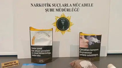 Samsun'da tütün paketinde uyuşturucu ele geçirildi