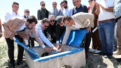 Merzifon'da sulama tesisleri hizmete açıldı