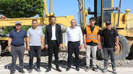 Alaca’da Hoca Ahmet Yesevi Caddesi Yenileniyor