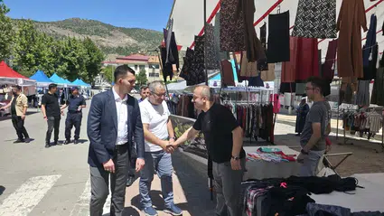 Çarşı Esnafına Destek Ziyareti