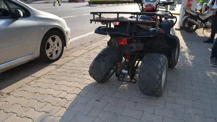 Otomobille Çarpışan Atv Sürücüsü Öldü