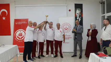 Zonguldak'ta Kıbrıs gazileri arasında bocce müsabakaları düzenlendi