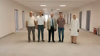 Okul Pansiyonundaki Onarım Çalışmalarını İncelediler