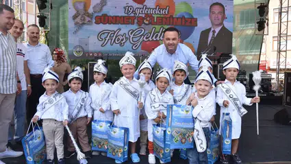 Görele'de sünnet şöleni düzenlendi