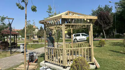Sungurlu'daki Park ve Sokaklara Yeni Kamelyalar Kuruluyor