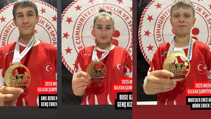 Edirne'de Üç Balkan Şampiyonluğu