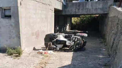 Türkeli'de motosikletin devrildiği kazada bir kişi yaralandı