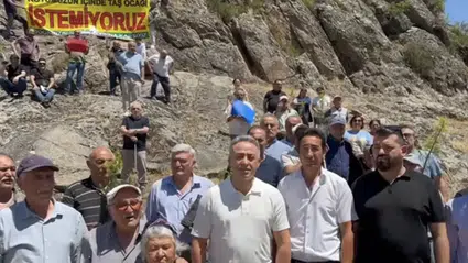 Karakaya Köyündeki Protestolara Destek