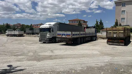 TIR ve Kamyonların Park Alanına Tepki