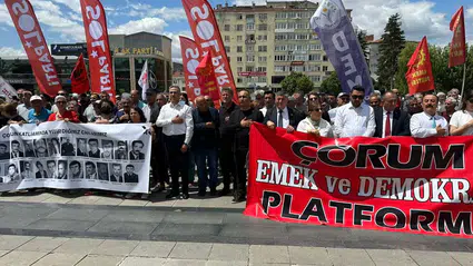 Tahtasız, Çorum Olayları Anma Töreninde