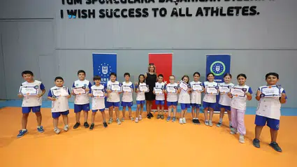 Yaz Spor Okulları’nda çocuklar sertifikalarına kavuştu