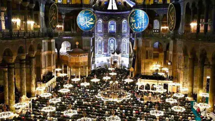 Ahlatcı'dan Ayasofya paylaşımı