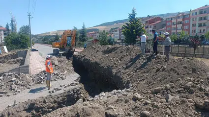 Bayat’ta Altyapı Çalışmaları