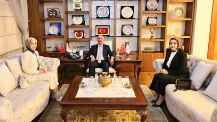 Vali Çalgan’a Veda Ziyareti