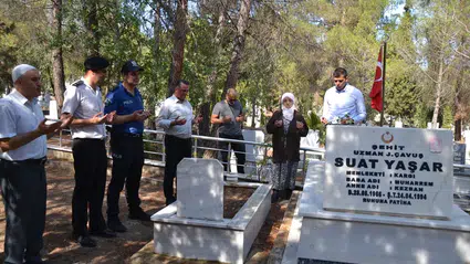 Kargı Protokolünden Şehitlik Ziyareti