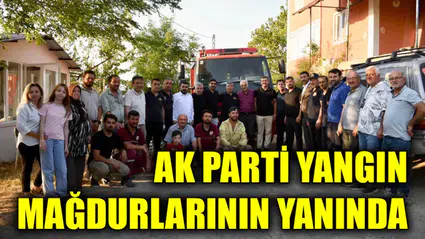 AK Parti Karabük heyetinden orman yangınlarından etkilenen köylere ziyaret