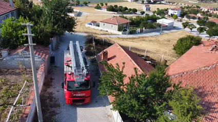 Yangına Erken Müdahale Facianın Önüne Geçti