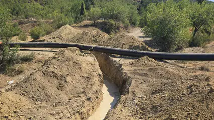 DSİ Kazı Çalışması Osmancık'ta Su Hattını Patlattı