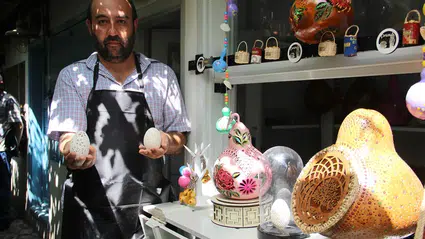 7 Yıldır Yumurtaları Sanata Dönüştürüyor