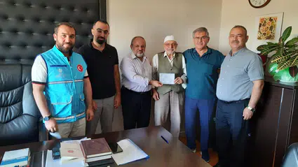 Huzurevi Sakininden Kur'an Kursu İnşaatına Bağış