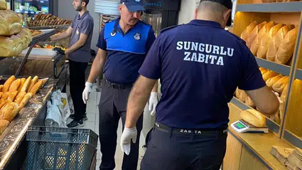 Sungurlu Zabıtasından Fırın ve Pastanelere Denetim