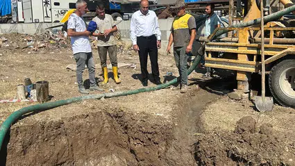 Alaca Belediyesinin Sondaj Çalışmaları Sürüyor