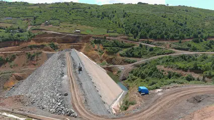 Ordu'da Korgan Barajı'ndaki çalışmalarda sona gelindi