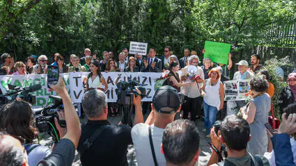 Tahtasız, 'Zeytinlik Yasası' Protestosuna Katıldı