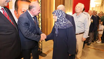 Şehit Aileleri ve Gaziler Yemekte Bir Araya Geldi