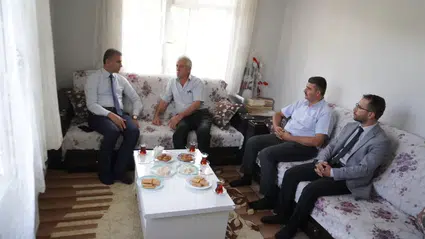 Kaymakam Duman'dan Vefat Eden Personelin Ailesine Taziye Ziyareti