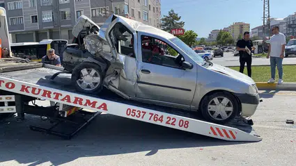 Beş Araç Birbirine Girdi