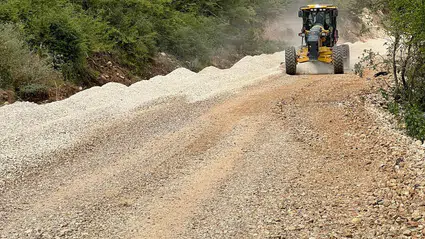 Yeşil Göl Yolu Asfalta Hazırlanıyor