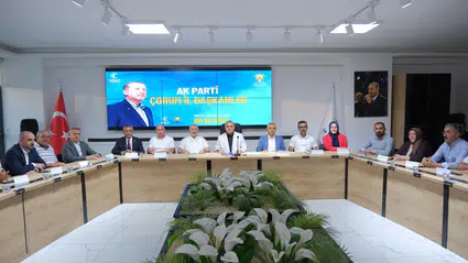 Aşgın, AK Parti İl Yönetim Kuruluna Sunum Yaptı