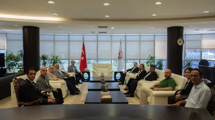 TBMM Plan ve Bütçe Komisyonu Başkanı Muş'tan OMÜ'ye ziyaret
