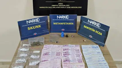 Ordu'da uyuşturucu operasyonunda yakalanan 2 şüpheli tutuklandı