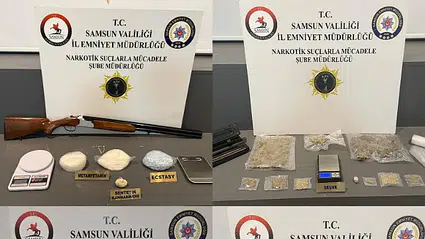 Samsun'da uyuşturucu operasyonunda 4 şüpheli gözaltına alındı