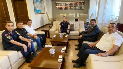 Şoförler Odası’ndan Komutana Ziyaret