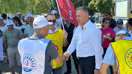 Tahtasız'dan Memur Eylemine Destek